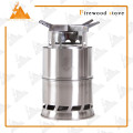 Portable High Rack Outdoor Stove Camping Wood Stove Burner